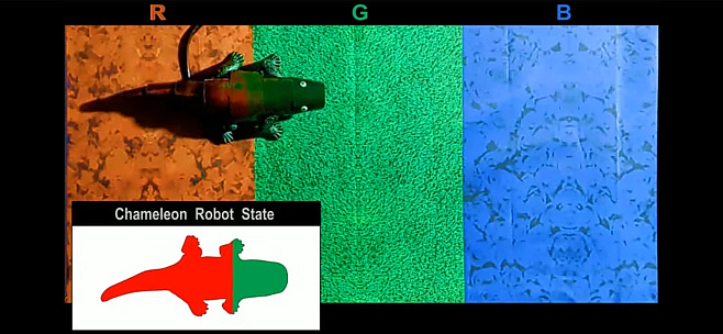 Этот робот-хамелеон способен мимикрировать под окружающую среду