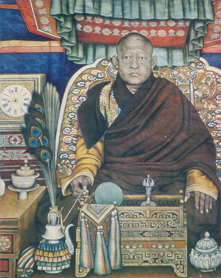 Портрет Богдо-хана, иллюстрация