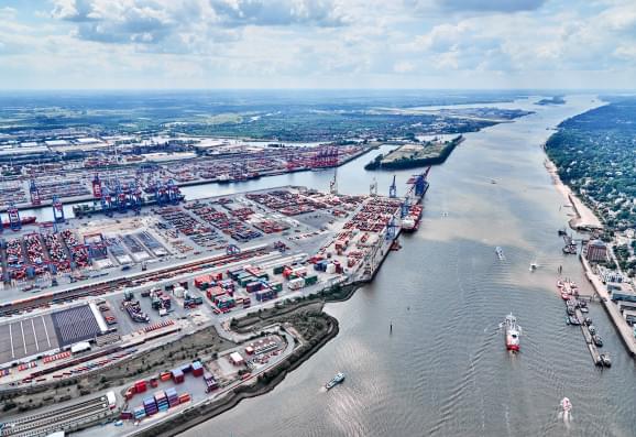 Hyperloop поможет эффективной погрузке и разгрузке кораблей в порту Гамбурга