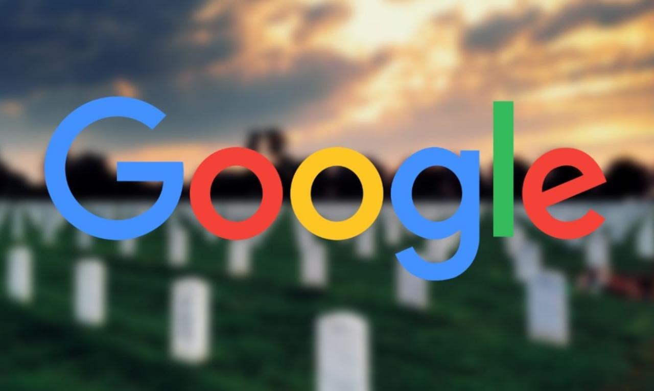 Гугл помнит. Кладбище Google. Google, помню.. На «кладбище» Google появится новый игровой сервис.