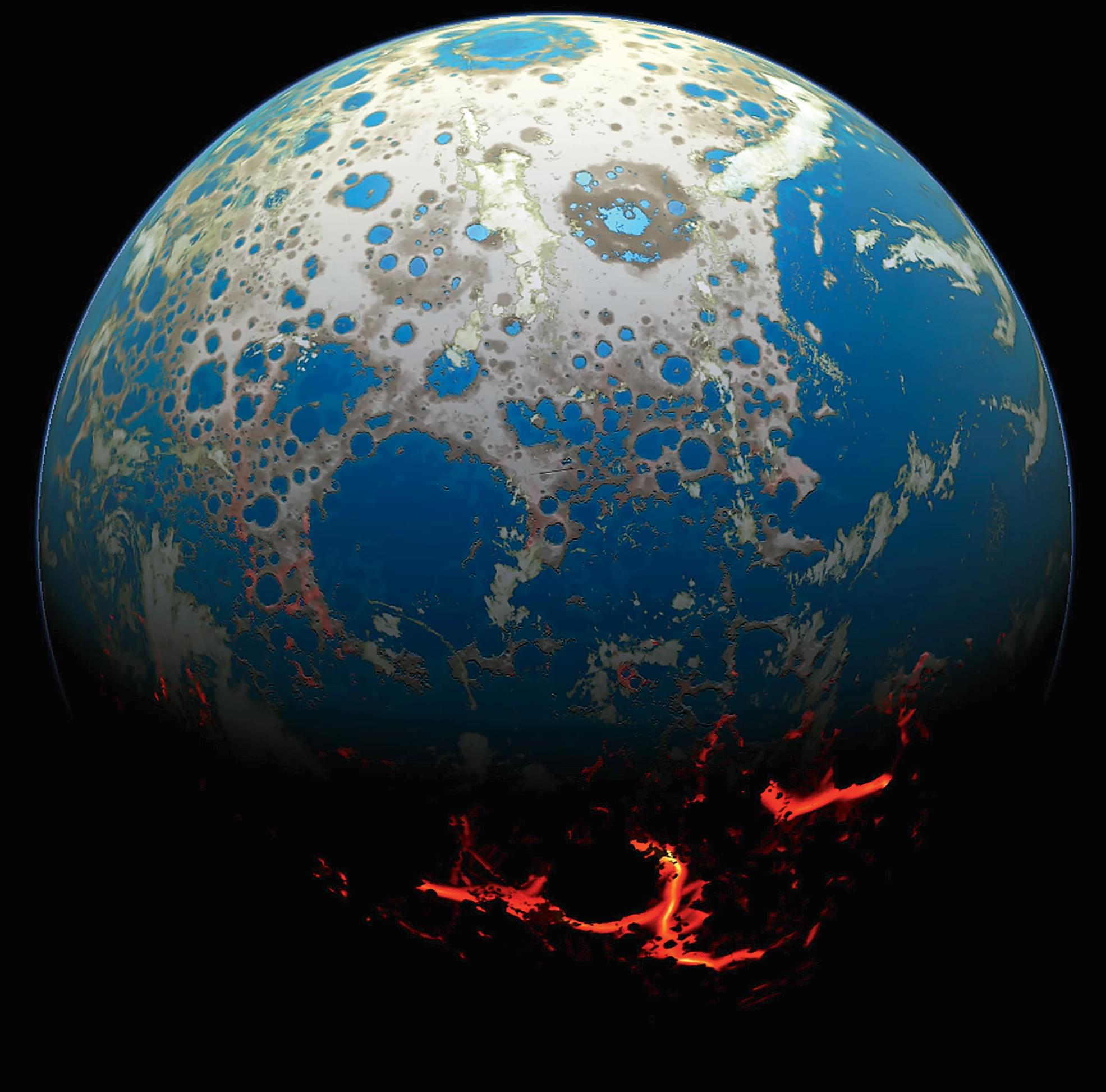 Первая планета в мире. Катархейская Эра земля. Катархейская Эра Планета. Земля 4 миллиарда лет назад. Земля в катархейскую эру около 4 миллиардов лет назад.