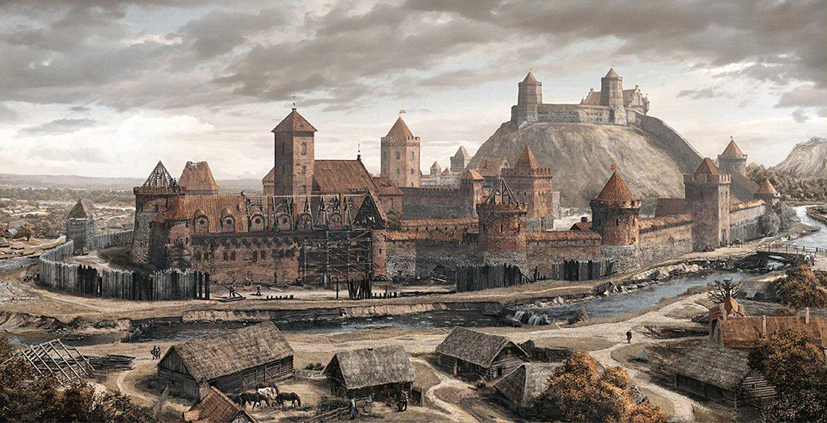 Замок Великого княжества Литовского, иллюстрация