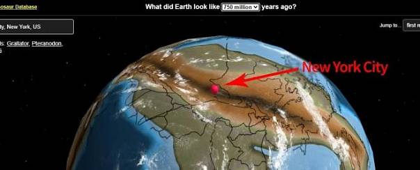Интерактивная карта покажет, где находился ваш дом 750 миллионов лет назад 