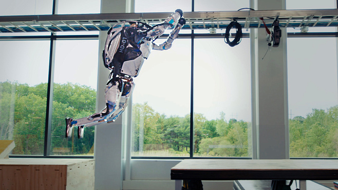 Boston Dynamics показала площадку для «паркура» роботов Atlas