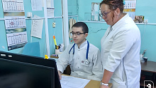 Обучающиеся СГМУ имени В.И. Разумовского и Медицинского колледжа СГМУ проходят практику в районной больнице