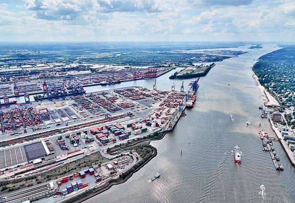 Hyperloop поможет эффективной погрузке и разгрузке кораблей в порту Гамбурга
