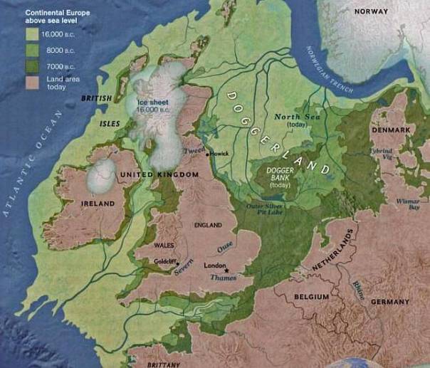 Древний перешеек между Европой и Британией исчез из-за климатических изменений, а не из-за цунами