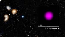 Обнаружена одна из самых маленьких сверхмассивных чёрных дыр