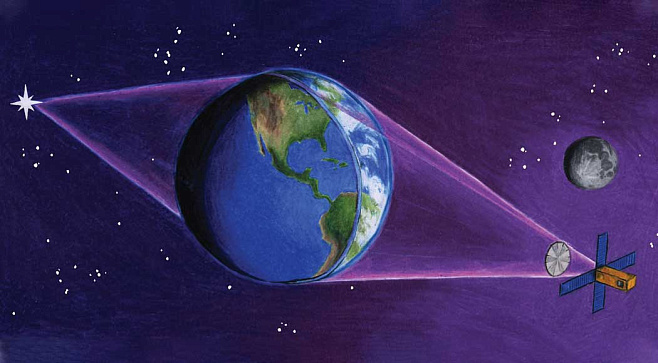 Американский ученый придумал телескоп, использующий атмосферу Земли как линзу