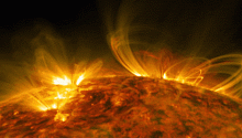 Ученые впервые измерили параметры солнечной вспышки 