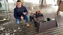 Российский робот-художник покроет лёд Чистых прудов цитатами из песен Цоя
