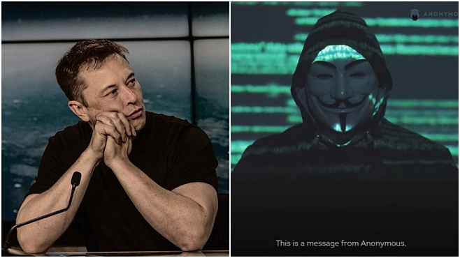 Хакеры из Anonymous «объявили войну» Илону Маску