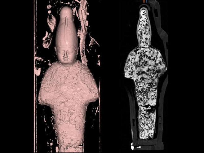 Сканирование показало, что содержится в миниатюрных древнеегипетских мумиях 