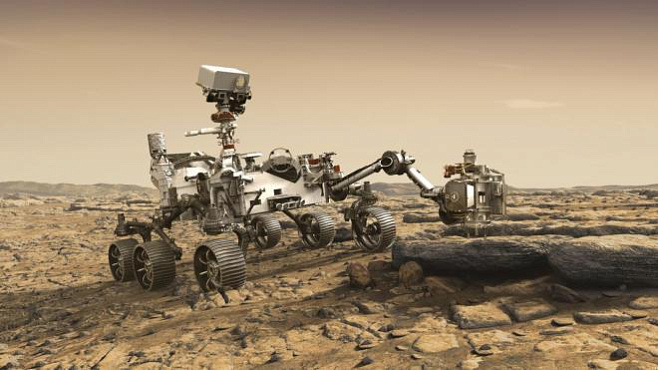 NASA опубликовало первое видео посадки ровера Perseverance на Марс