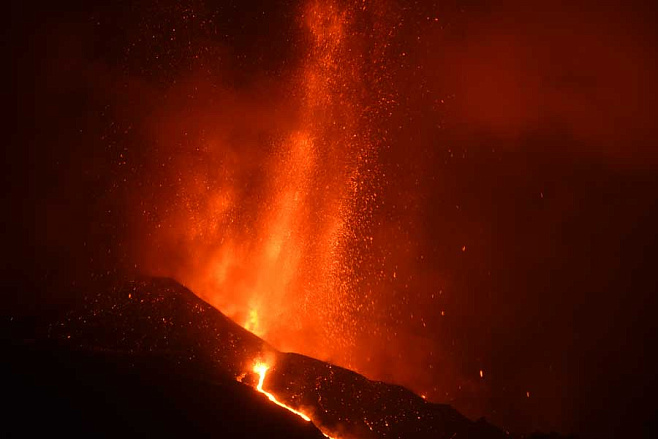 Активность вулкана Кумбре Вьеха сошла на нет