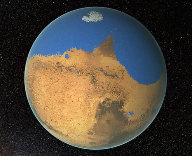 Сезонный круговорот воды способствует обезвоживанию Марса