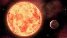 Открыта сверхгорячая планета, на которой молекулы распадаются от жара