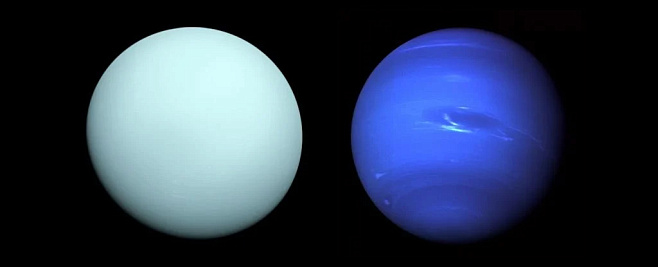 Ученые объясняют, почему Уран и Нептун имеют разные цвета 