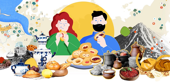 Новый проект Google расскажет об истории российской кухни и вкусовых предпочтениях россиян