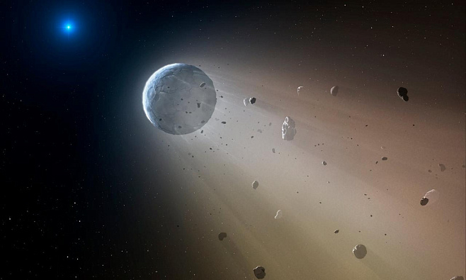Ледниковый период на Земле начался из-за столкновения астероидов