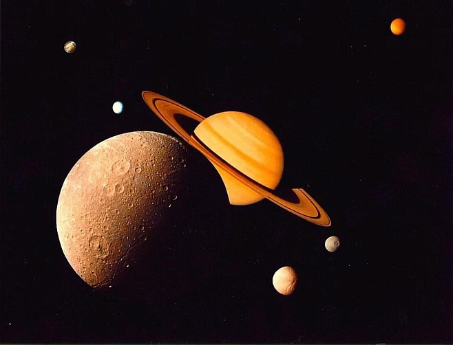Астрономы раскрыли секрет атмосферы самой большой луны Сатурна