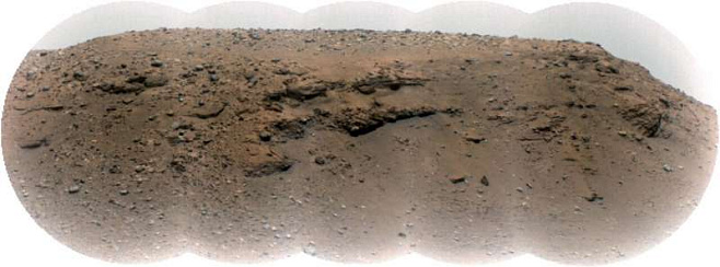 NASA поделилось фотографией откоса марсианского кратера Езеро