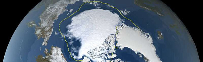 Таяние арктических льдов достигло высоких показателей