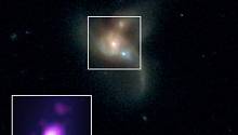 Учёные обнаружили три сливающихся чёрных дыры