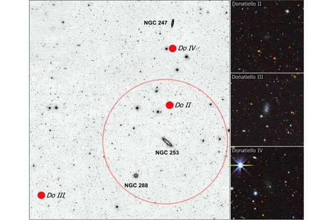 Обнаружены три новые карликовые галактики