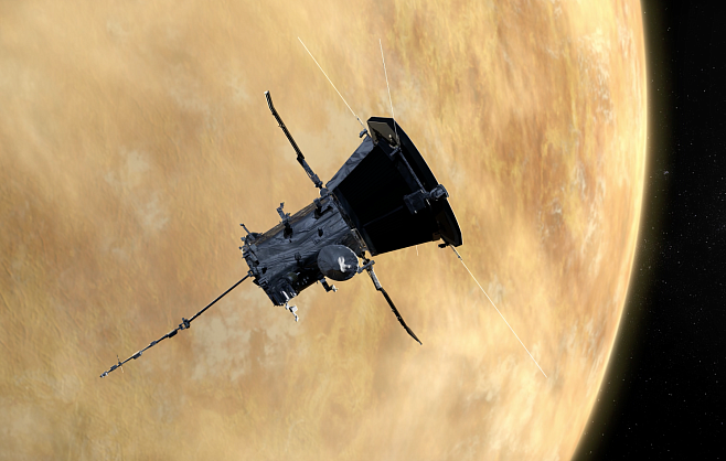 NASA показало, как звучит радиосигнал Венеры, полученный зондом «Паркер»
