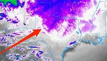 Экстремальные холода в США сбивают с толку метеорологические спутники 