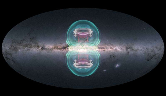 Астрономы объяснили происхождение пузырей Ферми