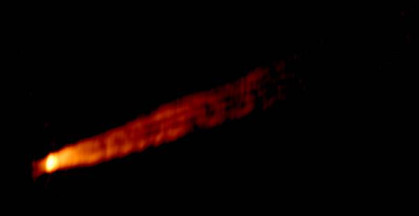 Астрофизики визуализировали структуру джета черной дыры галактики М87