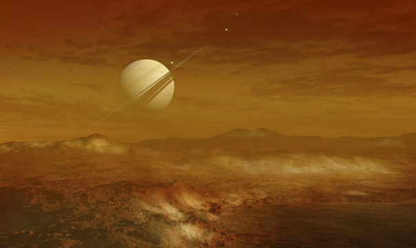 Астрономы: Титан отдаляется от Сатурна на бешеной скорости