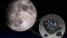 На поверхности солнечной стороны Луны впервые обнаружена вода