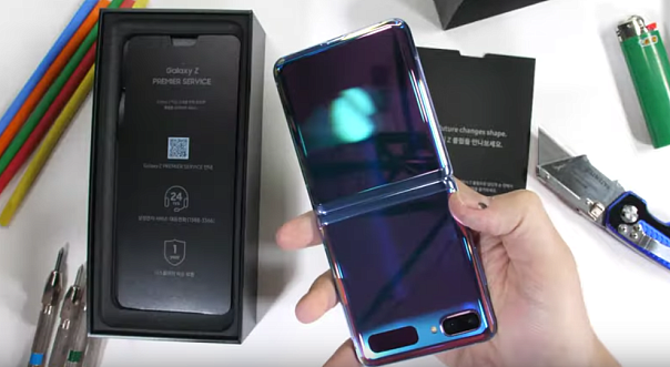 Samsung Galaxy Z Flip протестировали на прочность