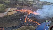 В Исландии произошло крупное извержение вулкана Фаградальсфьядль