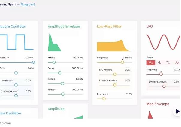 Новая возможность - играть на синтезаторе в браузере с интерактивным инструментом Ableton