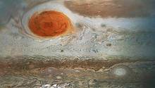 Аппарат «Юнона» измерил глубину вихря Юпитера