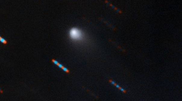 Межзвёздная комета "распустила" хвост