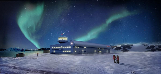 Началось строительство Антарктического исследовательского корпуса