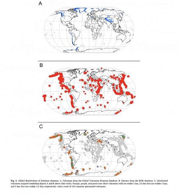 Лед и пламя: ученые составили карту и классифицировали опасность ледниковых вулканов  