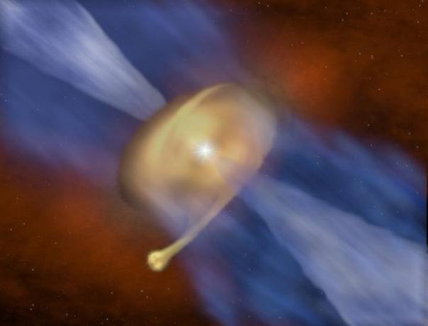 Астрономы засняли молодую звезду MM1b, хотя искали планету