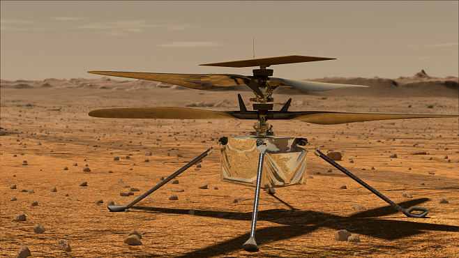 Ingenuity совершил второй, более долгий полёт над в атмосфере Марса