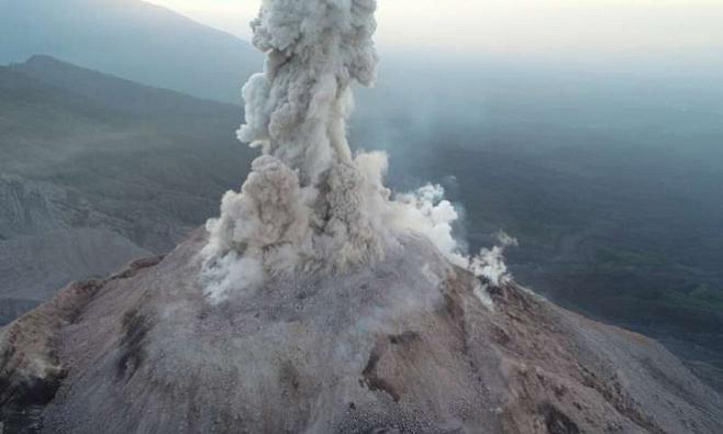 Ученые представили результаты наблюдений за вулканом с помощью дронов