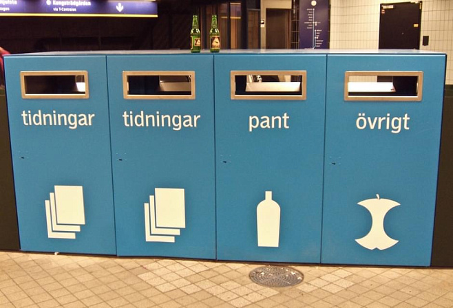 Шведы доплачивают за мусор